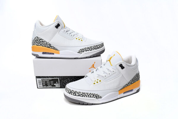 Air Jordan 3 Retro White Orange - Image 3