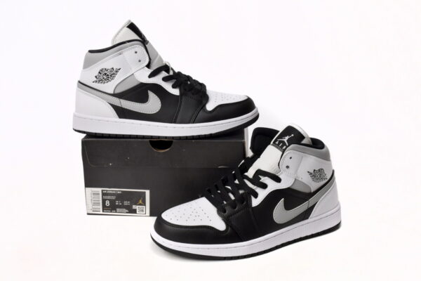 Air Jordan 1 Mid “White Shadow” 554724-073 - Image 3