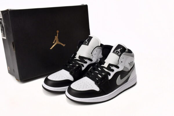 Air Jordan 1 Mid “White Shadow” 554724-073 - Image 4